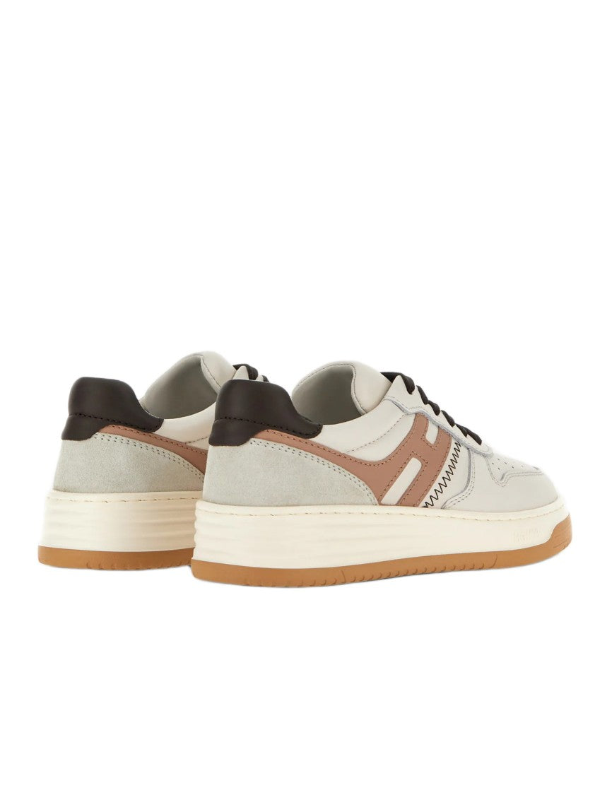 Hogan Low-Top Nappa Leather Sneakers With Suede Inserts