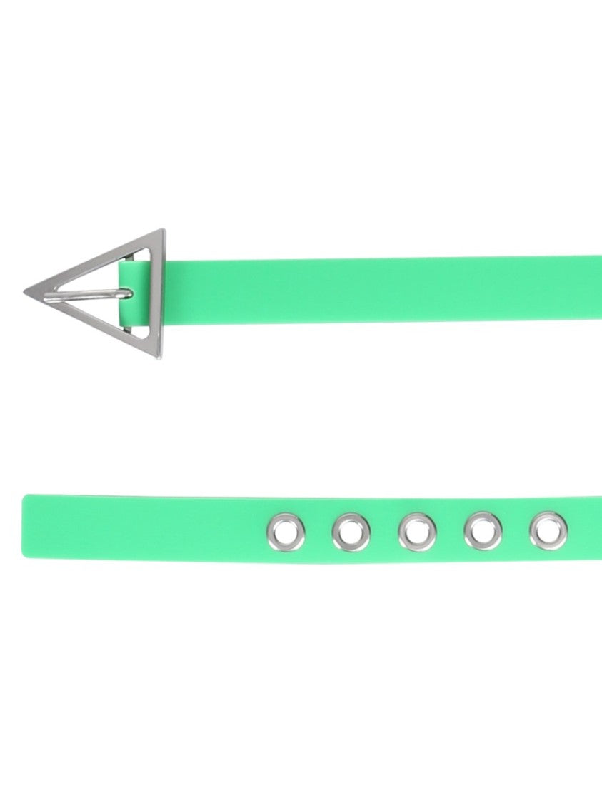 Bottega Veneta Adjustable Minimalist Belt With Polished Finish