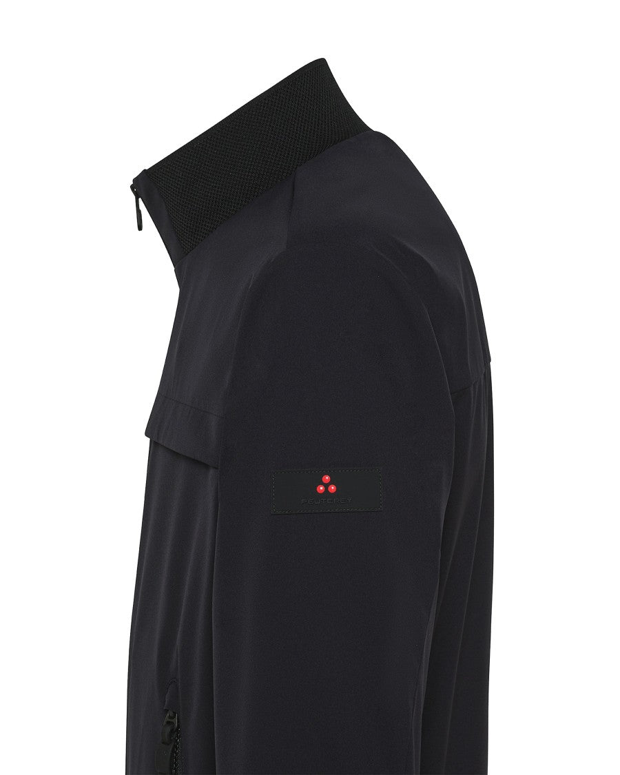 Peuterey Black Stretch Bomber Jacket