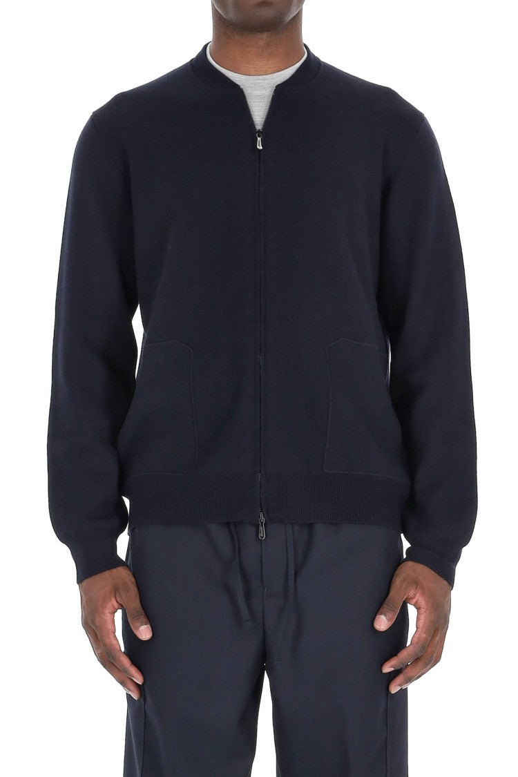 Drumohr Merino Wool Full Zip Sweater