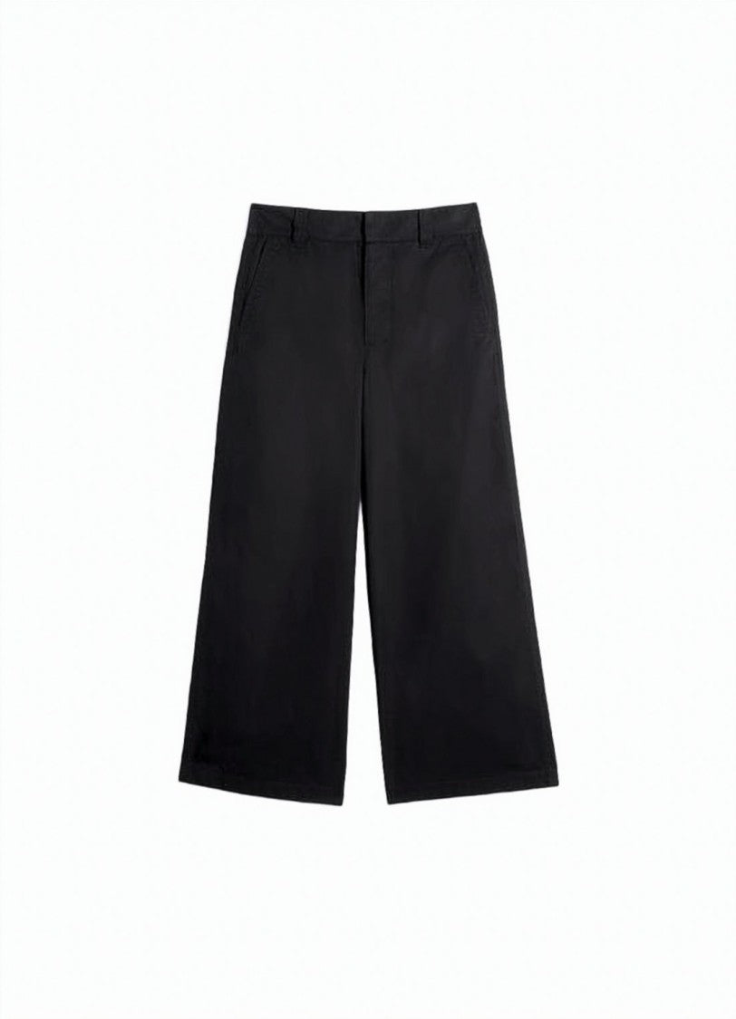 Lemaire Cropped Wide-Leg Pants With Minimalist Design