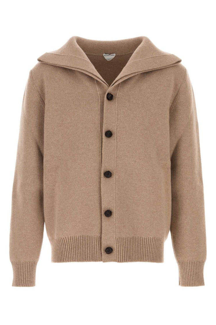 Bottega Veneta Cappuccino Wool Cardigan