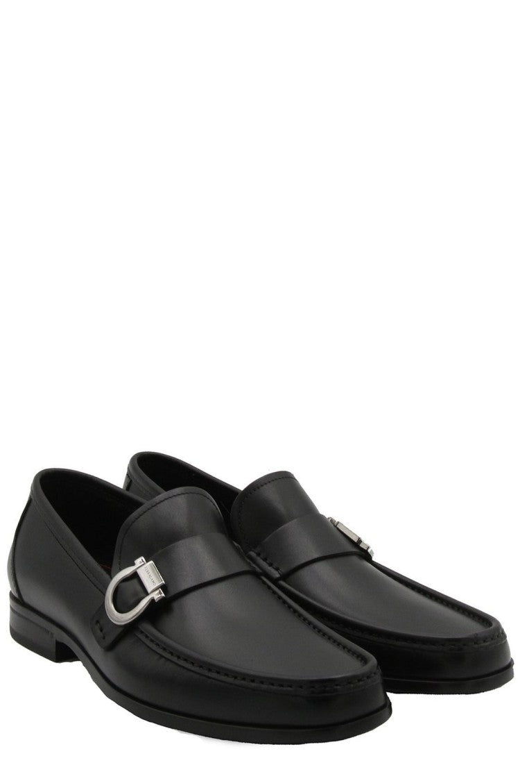 Salvatore Ferragamo Sleek Cowhide Leather Loafers