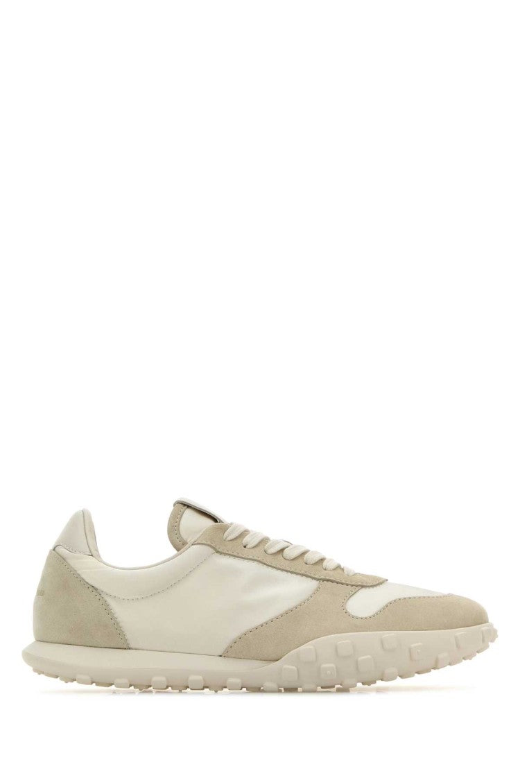 Jil Sander Two-Tone Fabric And Suede Sneakers