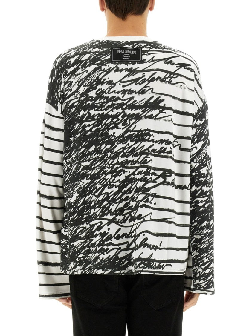Balmain "Love Letter" T-Shirt