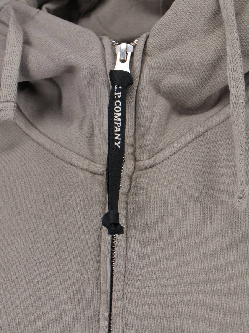 C.P. Company Logo Hoodie – Grey