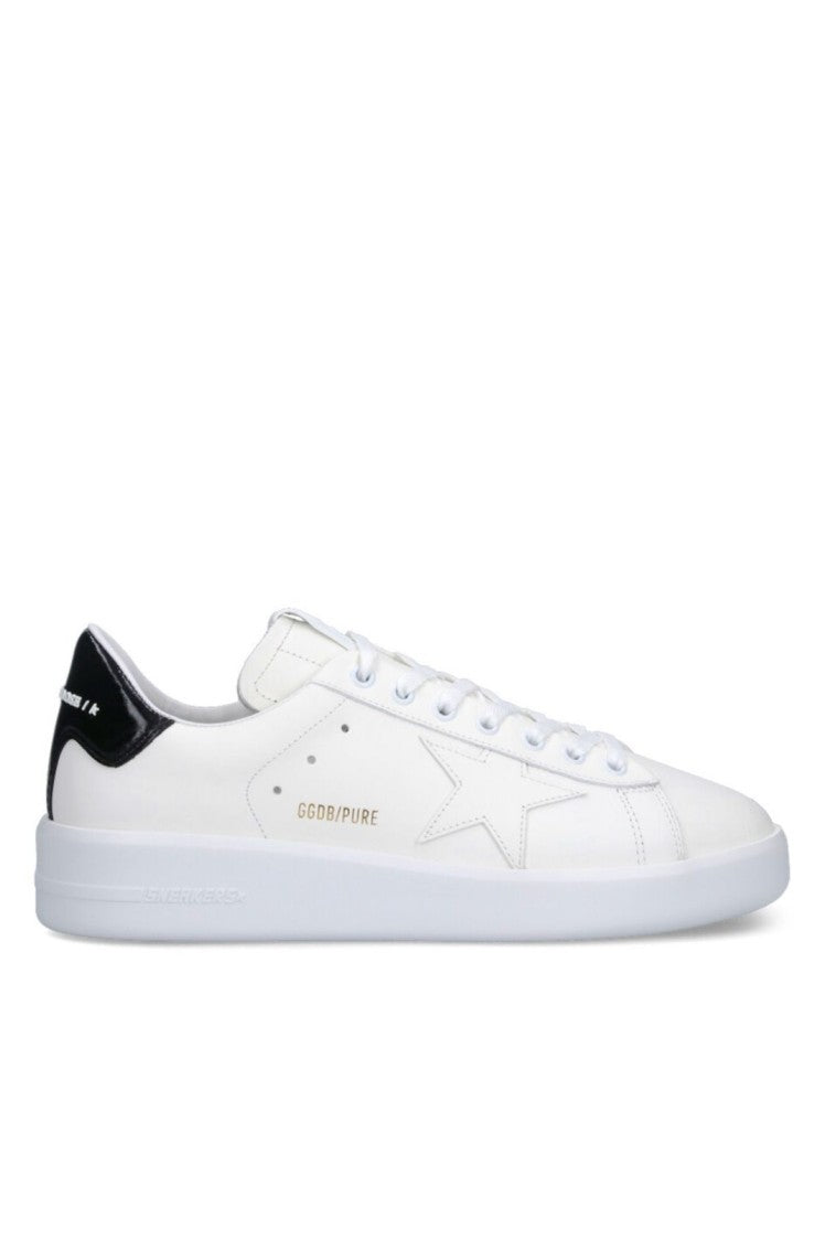 Golden Goose White Sneakers With Iconic Star Logo