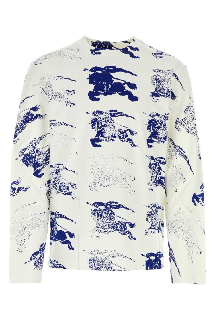 Burberry Graphic Patterned Cotton Sweater