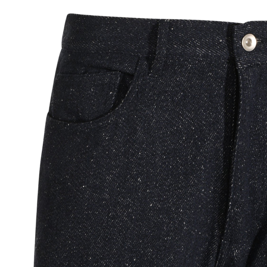Auralee High-Waist Textured Wide-Leg Pants