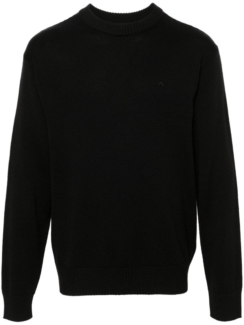 J.Lindeberg Merino Wool Crew Neck Sweater