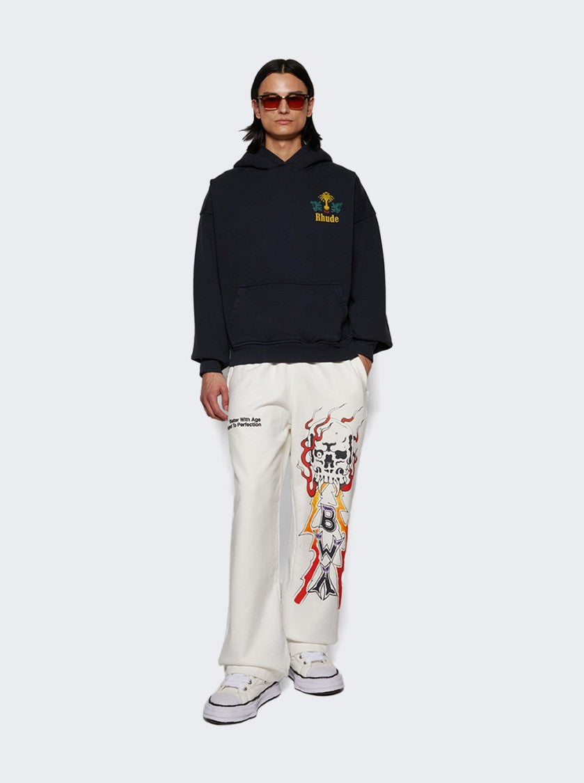 Rhude Tabaco Hoodie Vintage Black