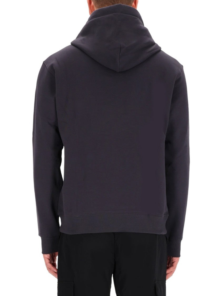Versace Jeans Couture Hooded Circular Logo Sweatshirt