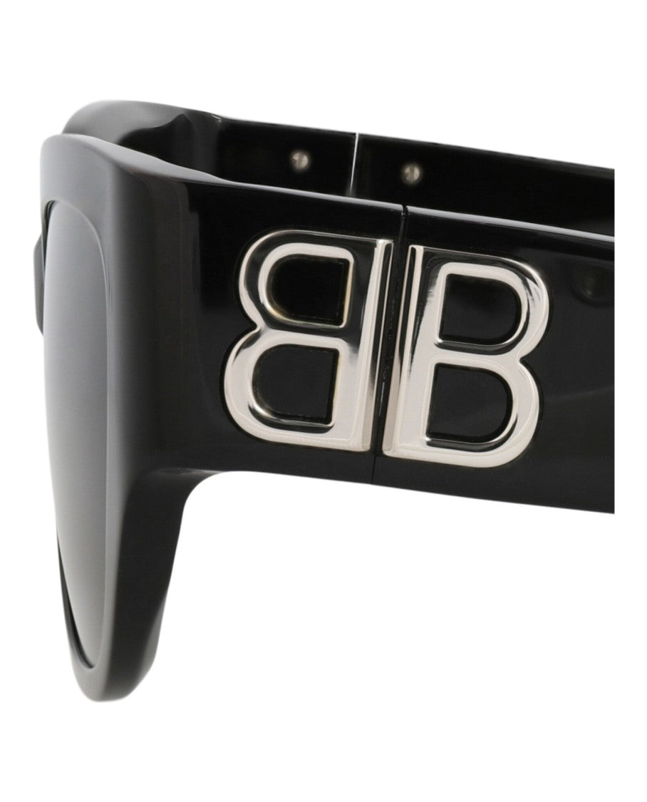 Balenciaga Square-Frame Recycled Acetate Sunglasses