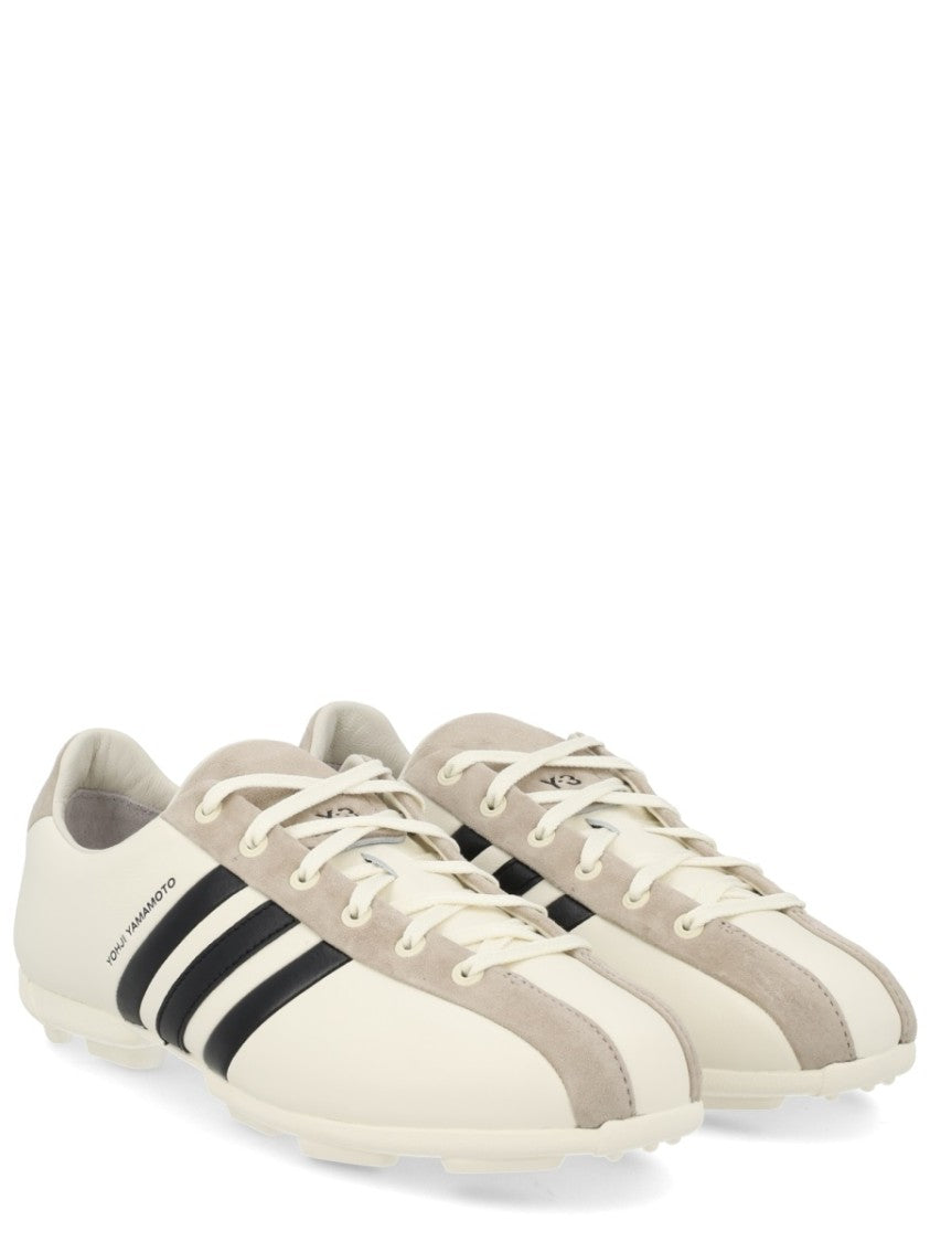 Y-3 Field Smooth Leather Suede Accents Sneakers
