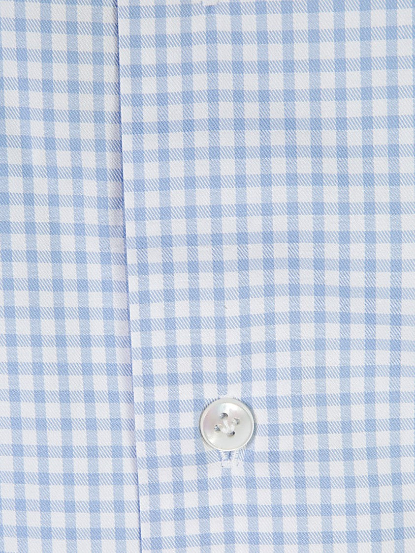 Barba Classic Gingham Check Shirt With Tailored Fit And Premium Fabric