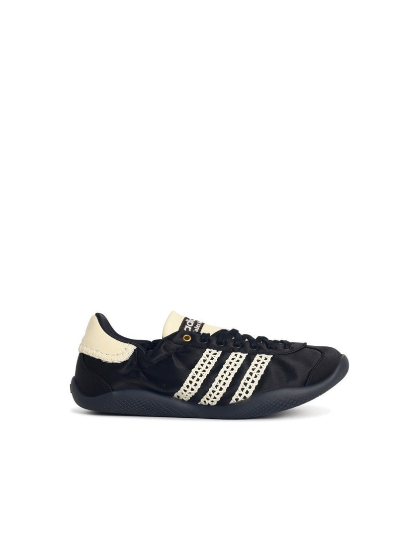 Adidas X Wales Bonner Karintha Lo Satin' Black Fabric Sneakers