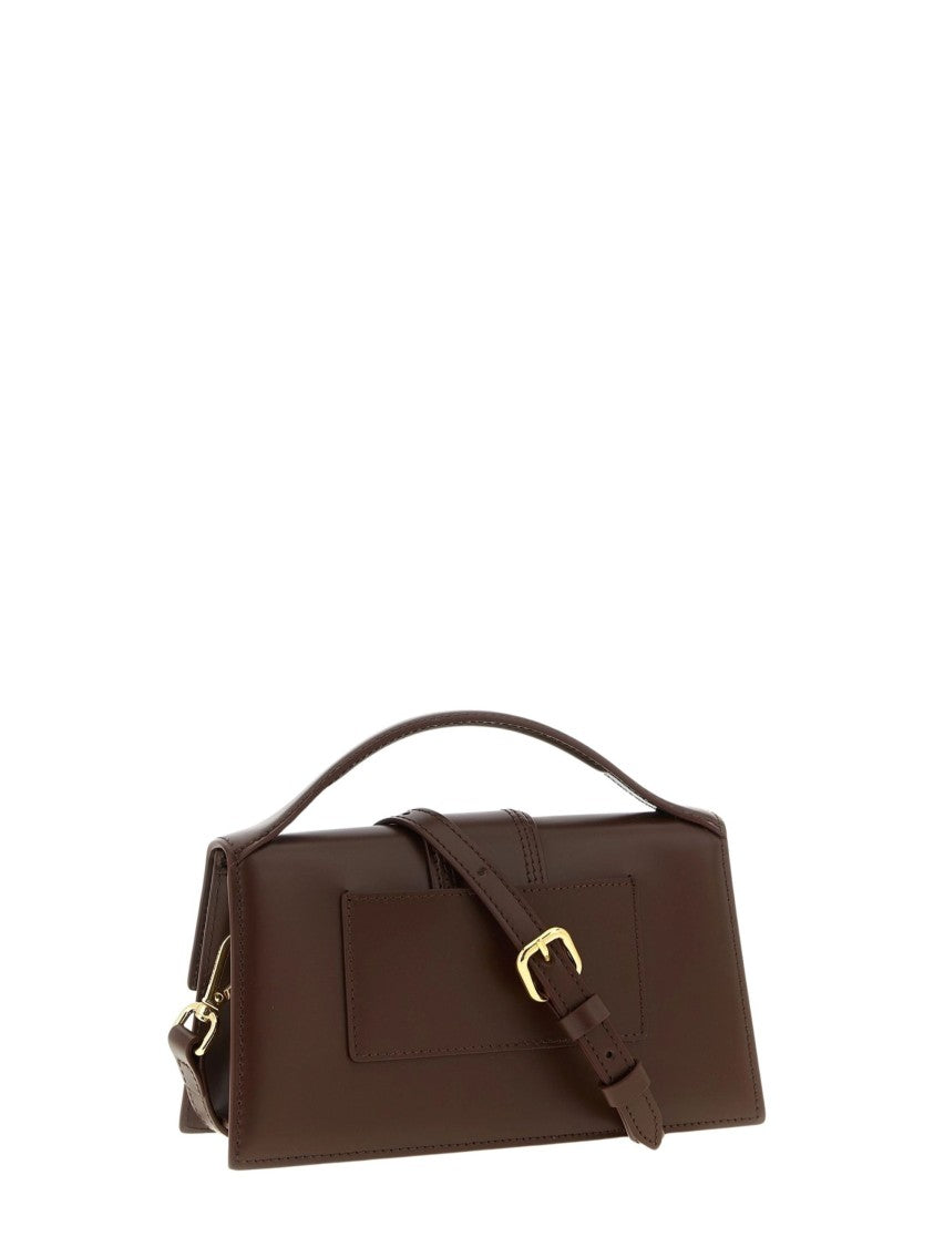 Jacquemus Rectangular Handbag With Structured Silhouette And Gold-Tone Accents