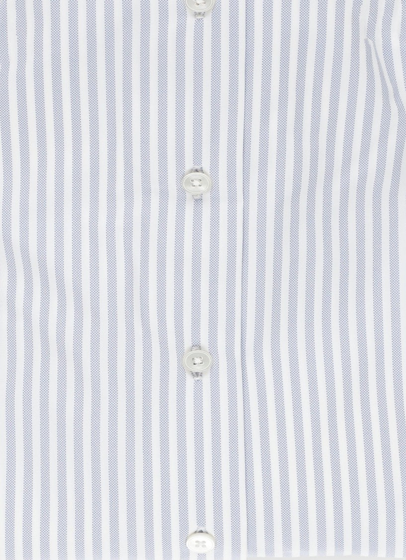 Xacus Light Blue Striped Active Shirt