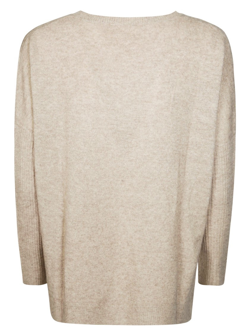 Absolut Cashmere Crew Neck Over Glove Sleeve