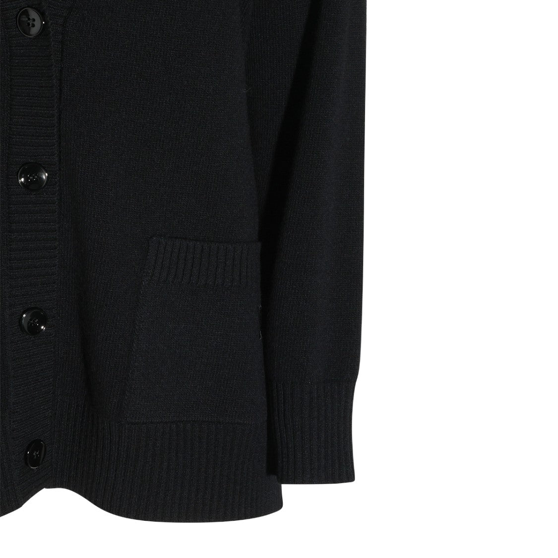 Dolce & Gabbana Deep V-Neck Knit Button-Down Sweater