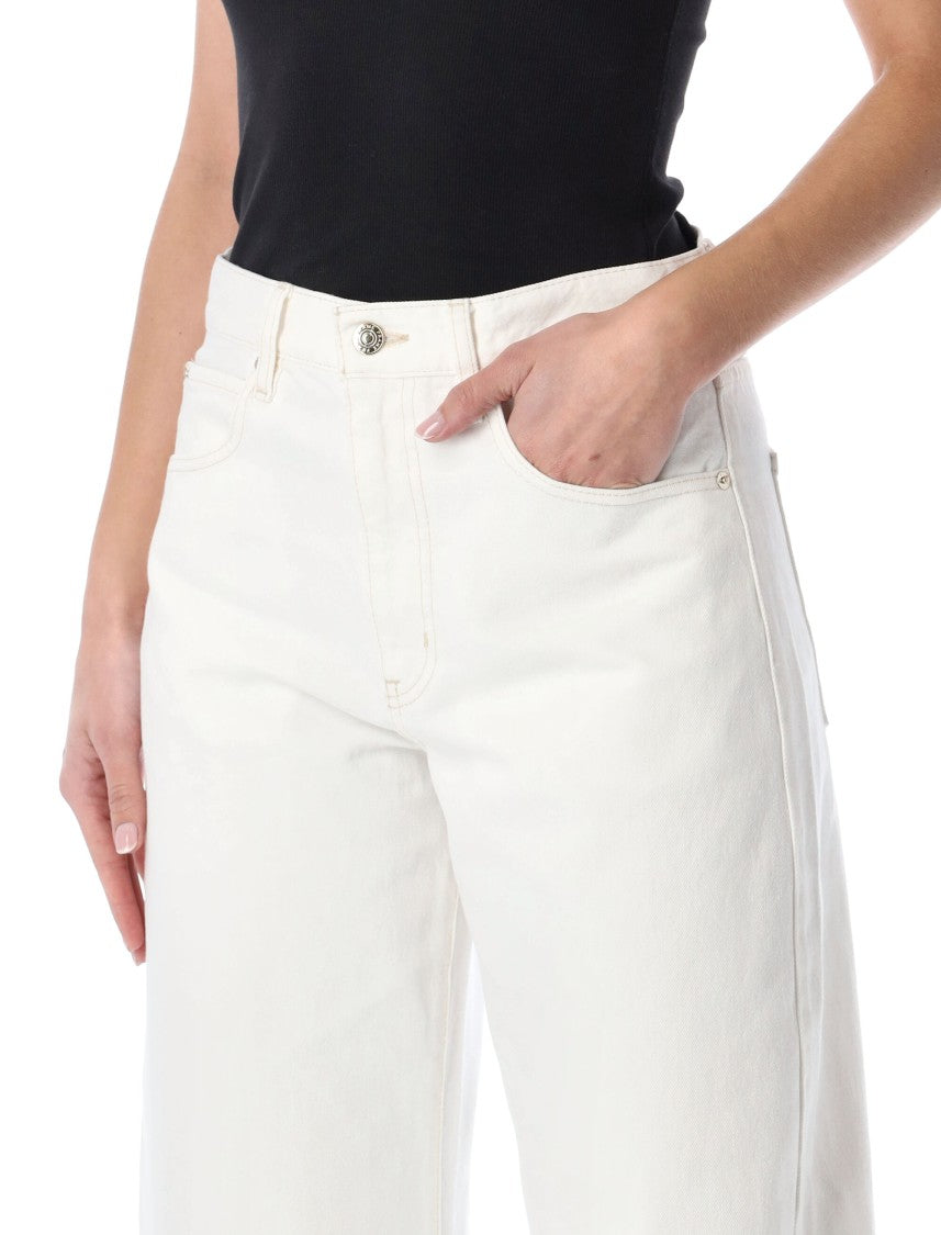 Frame The Bubble White High-Rise Jeans