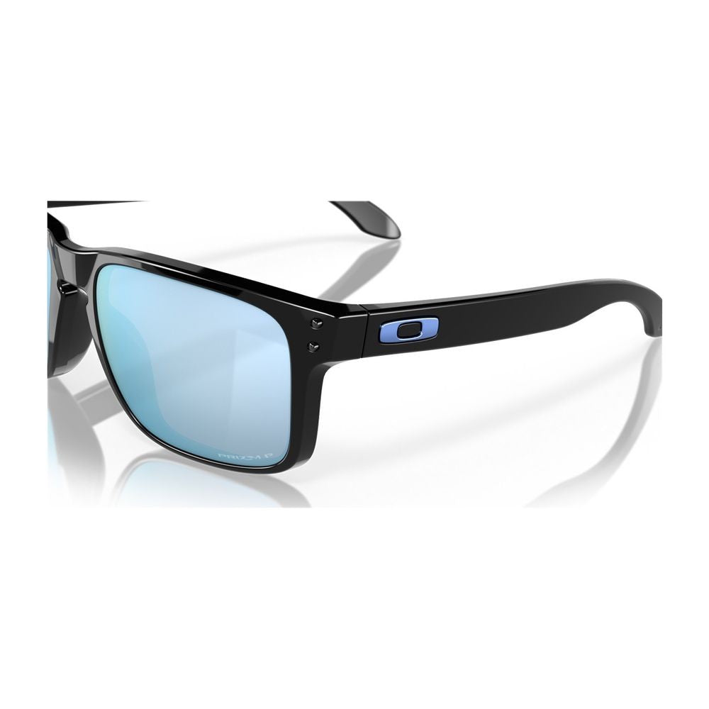 Oakley Oo9102 - Holbrook Glossy Black Rectangular Sunglasses