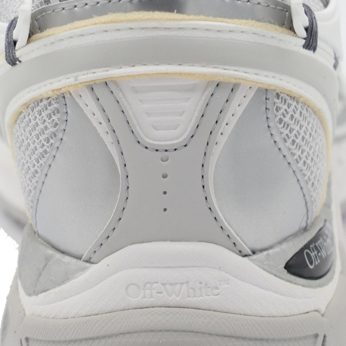 Off-White White Leather Arrow Details Sneakers