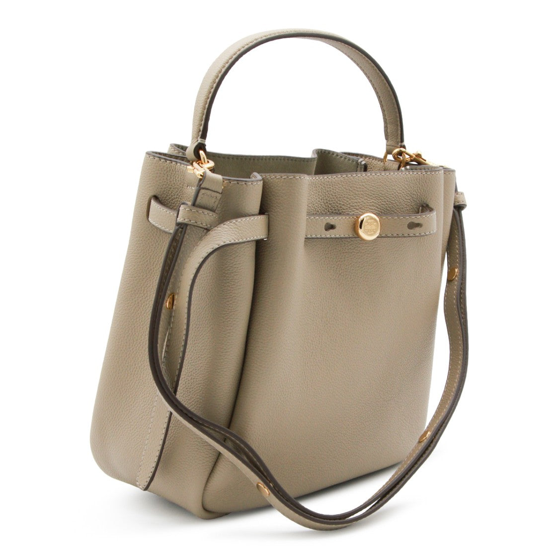 Tory Burch Textured Leather Romy Satchel With Gold-Tone Hardware