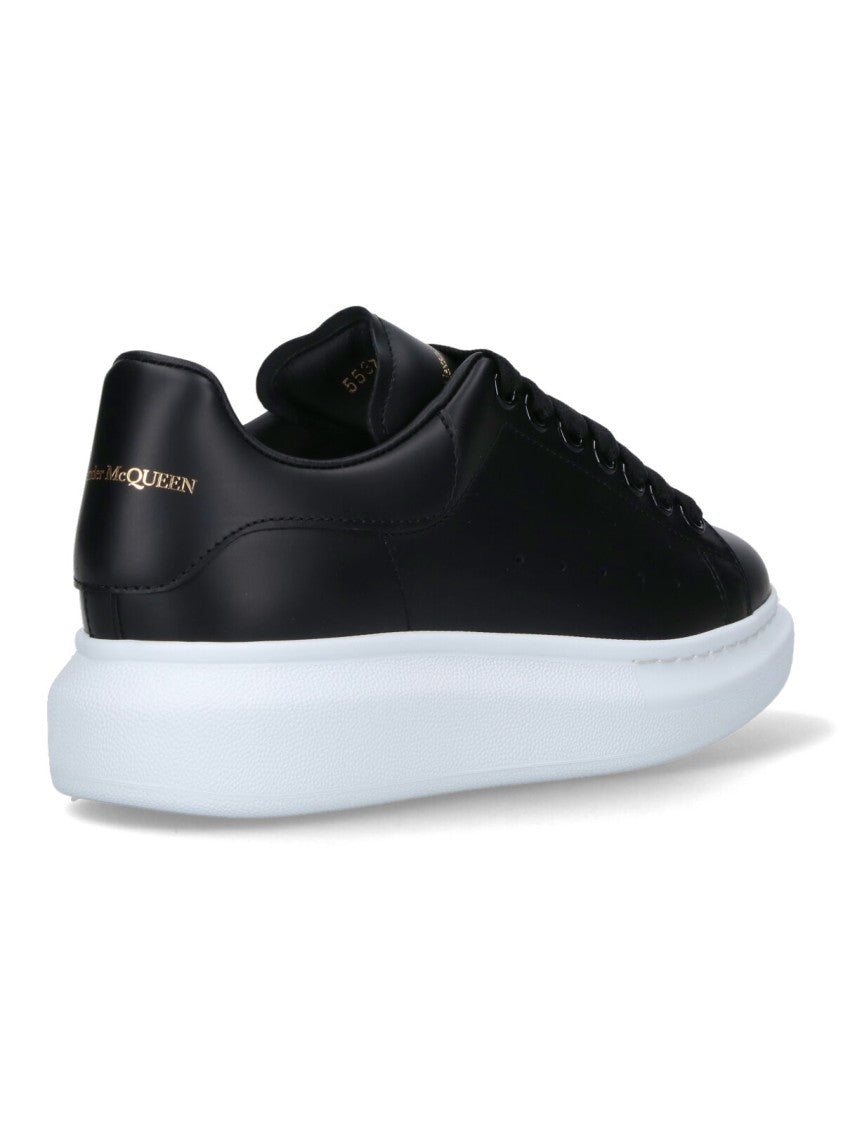 Alexander Mcqueen "Oversize" Sneakers, In Black Calfskin