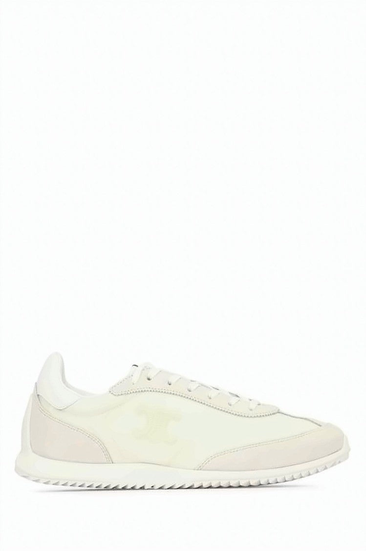 Celine Low-Top Celine Sneakers With Calfskin And Textile Fusion