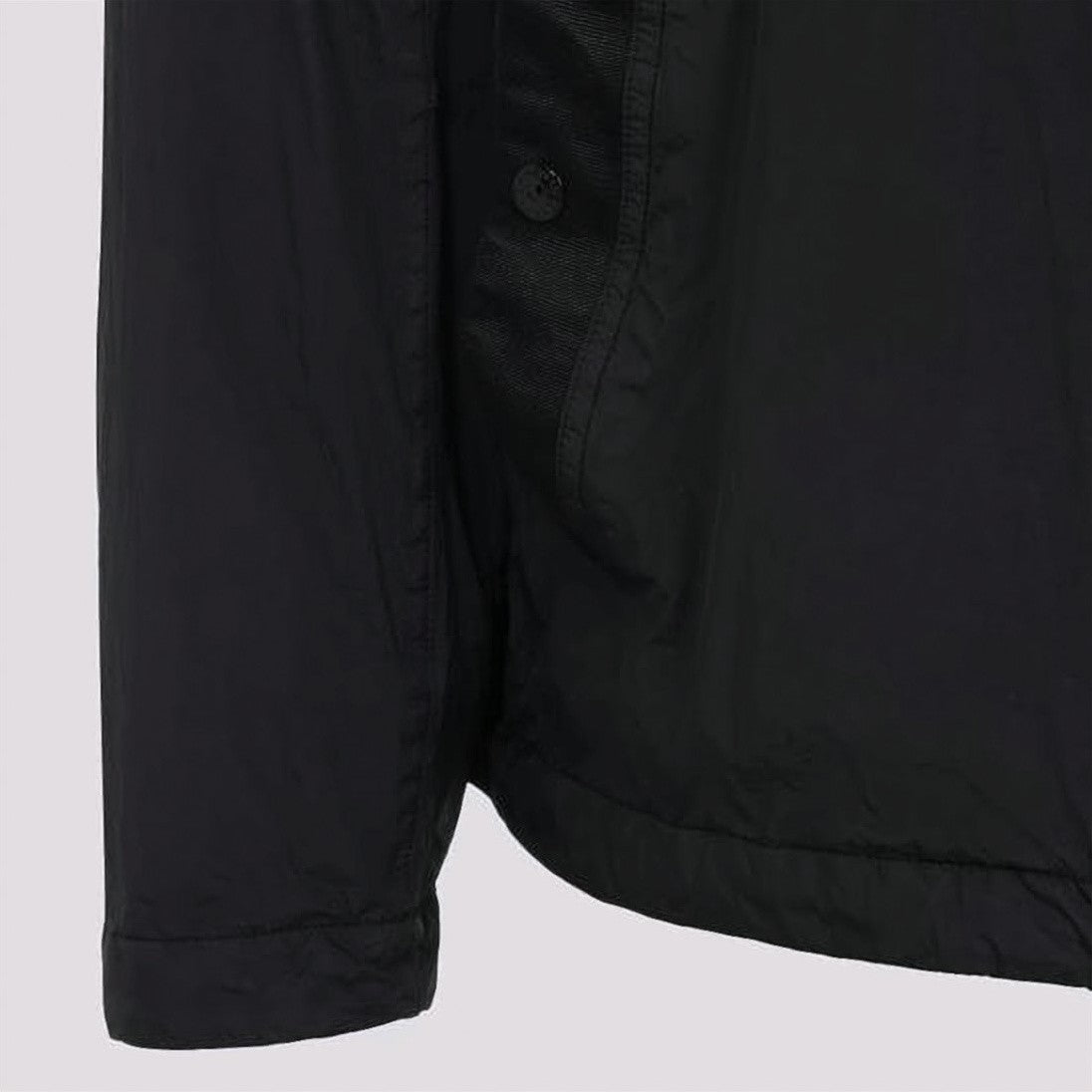 Stone Island Crinkled Nylon Hooded Jacket