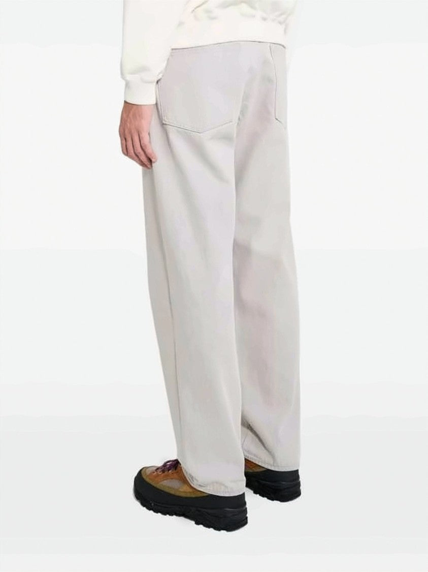 Auralee Relaxed Wide-Leg Denim Pants With Classic Five-Pocket Design