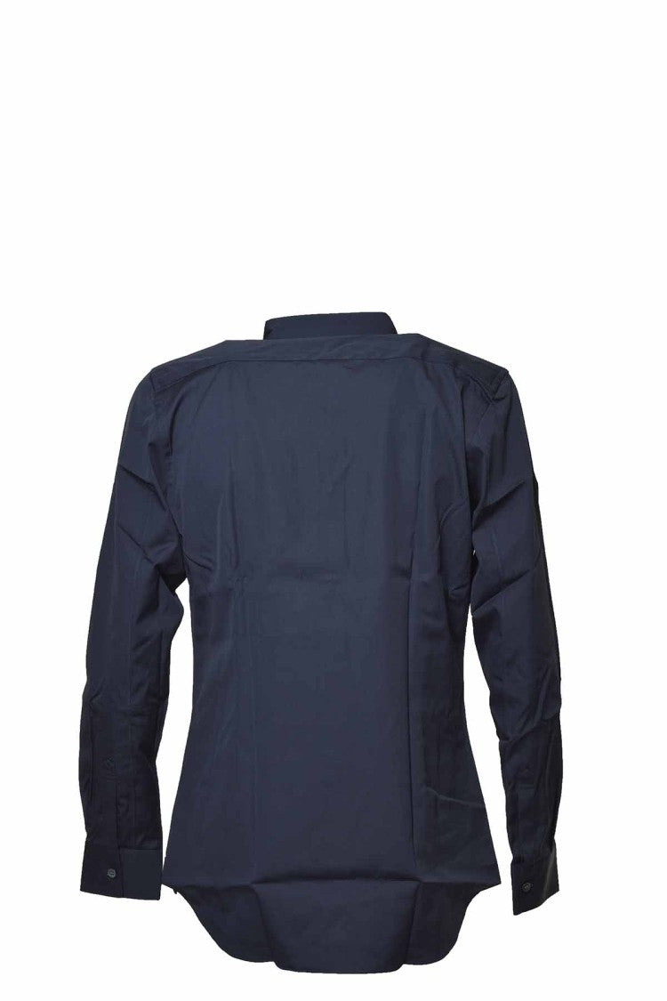 Comme Des Garçons Navy Blue Slim-Fit Cotton Shirt