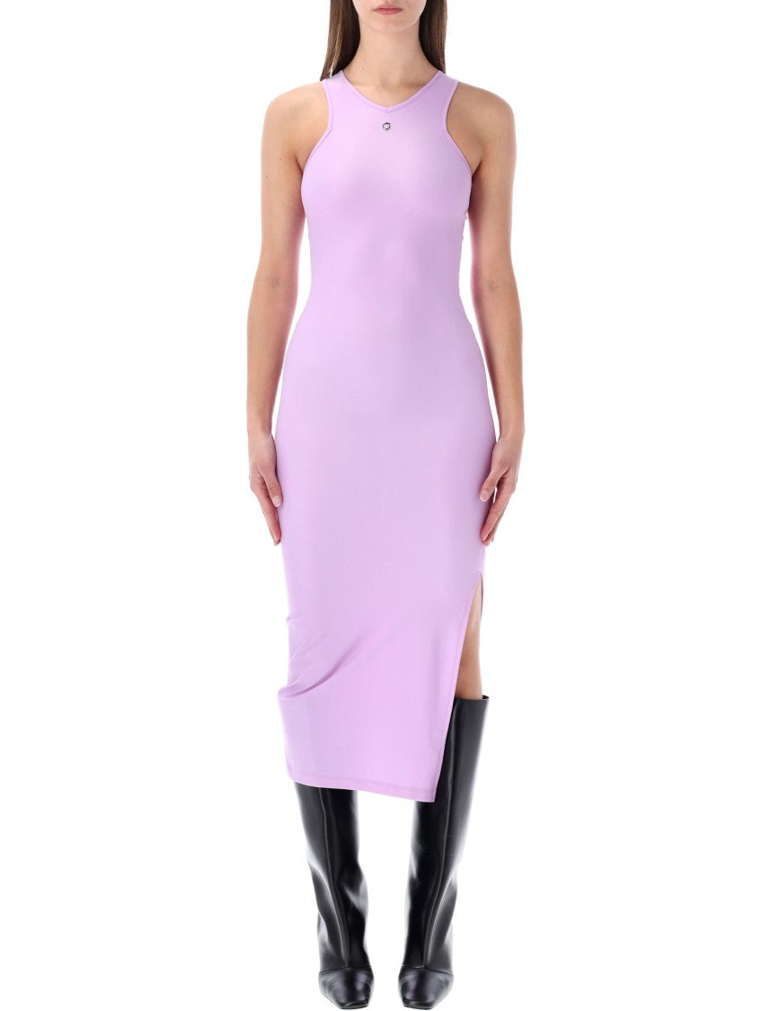Coperni Purple Fitted Racer Tank Dress
