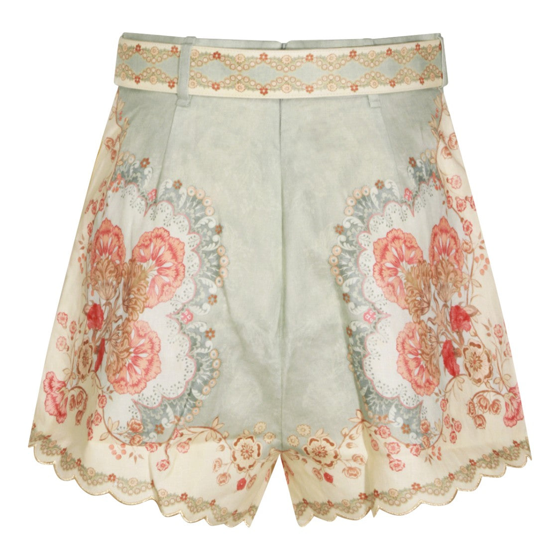 Zimmermann Floral Linen Shorts