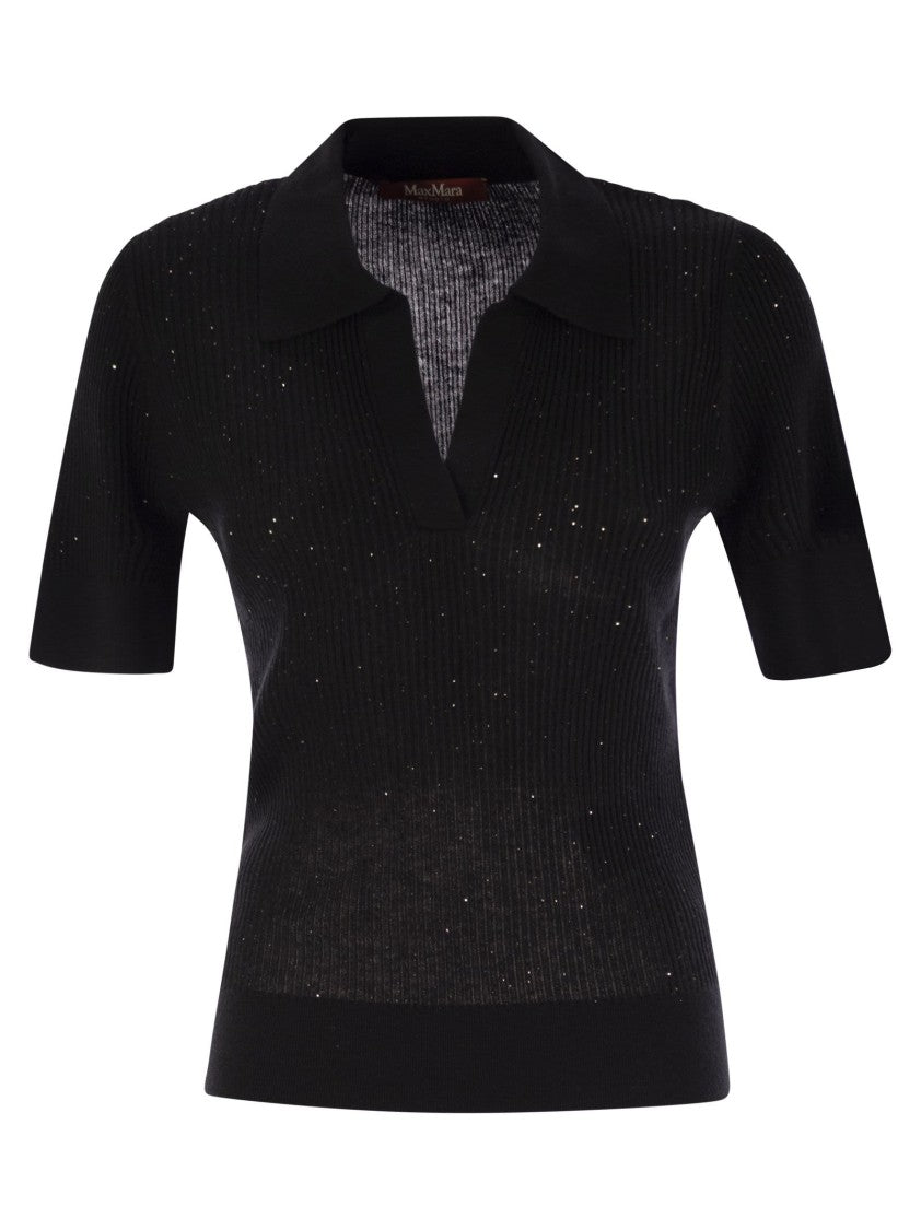 Max Mara Uberta - Wool And Silk Polo Shirt