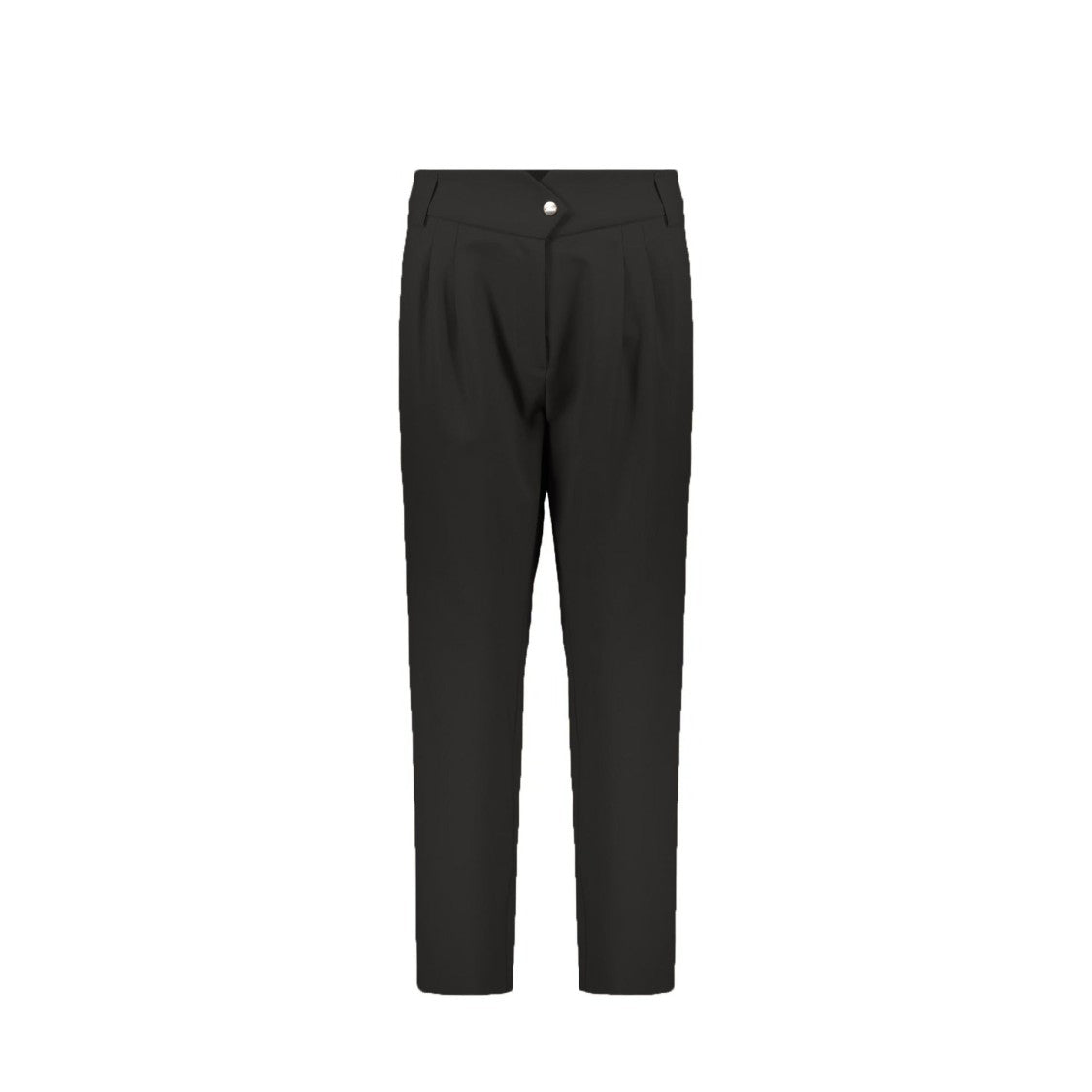 Herno Pleated Front Black Tailored Trousers