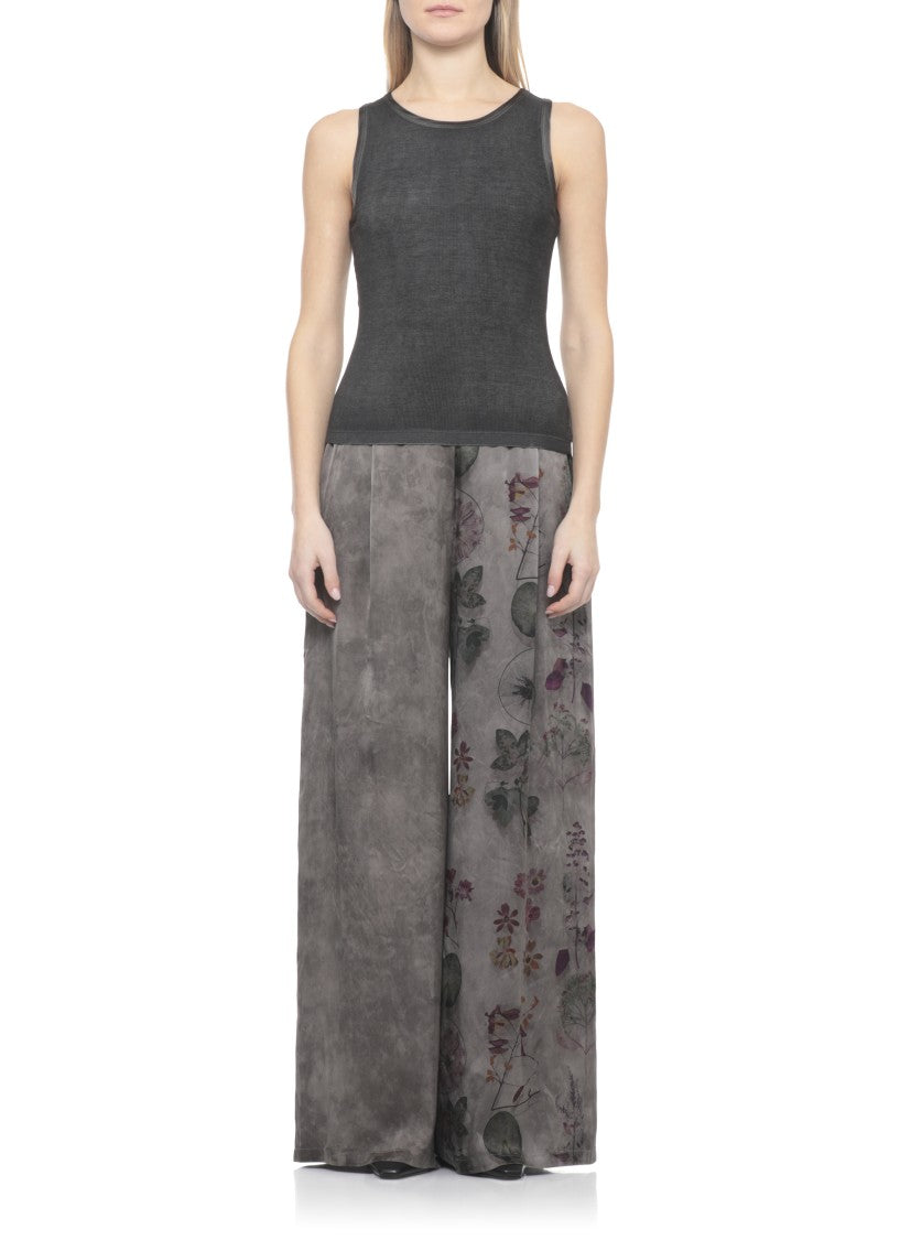 Avant Toi Black Silk-Blend Tank Top
