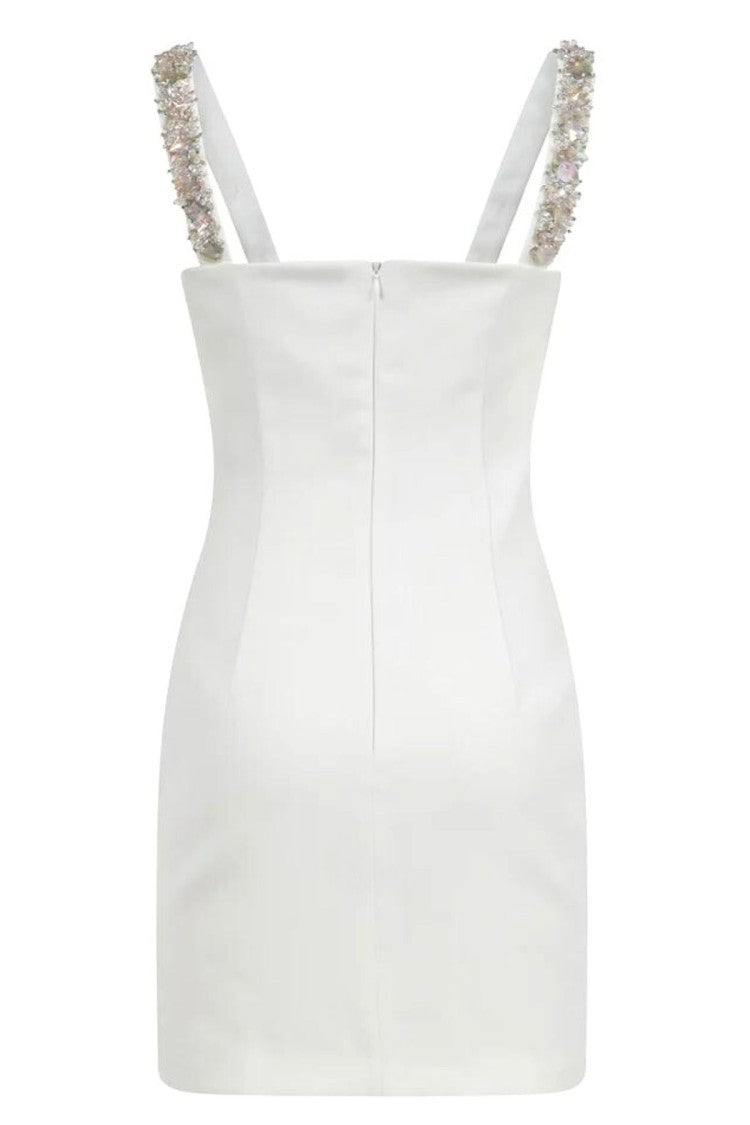 Amen Swarovski Suspenders Dress
