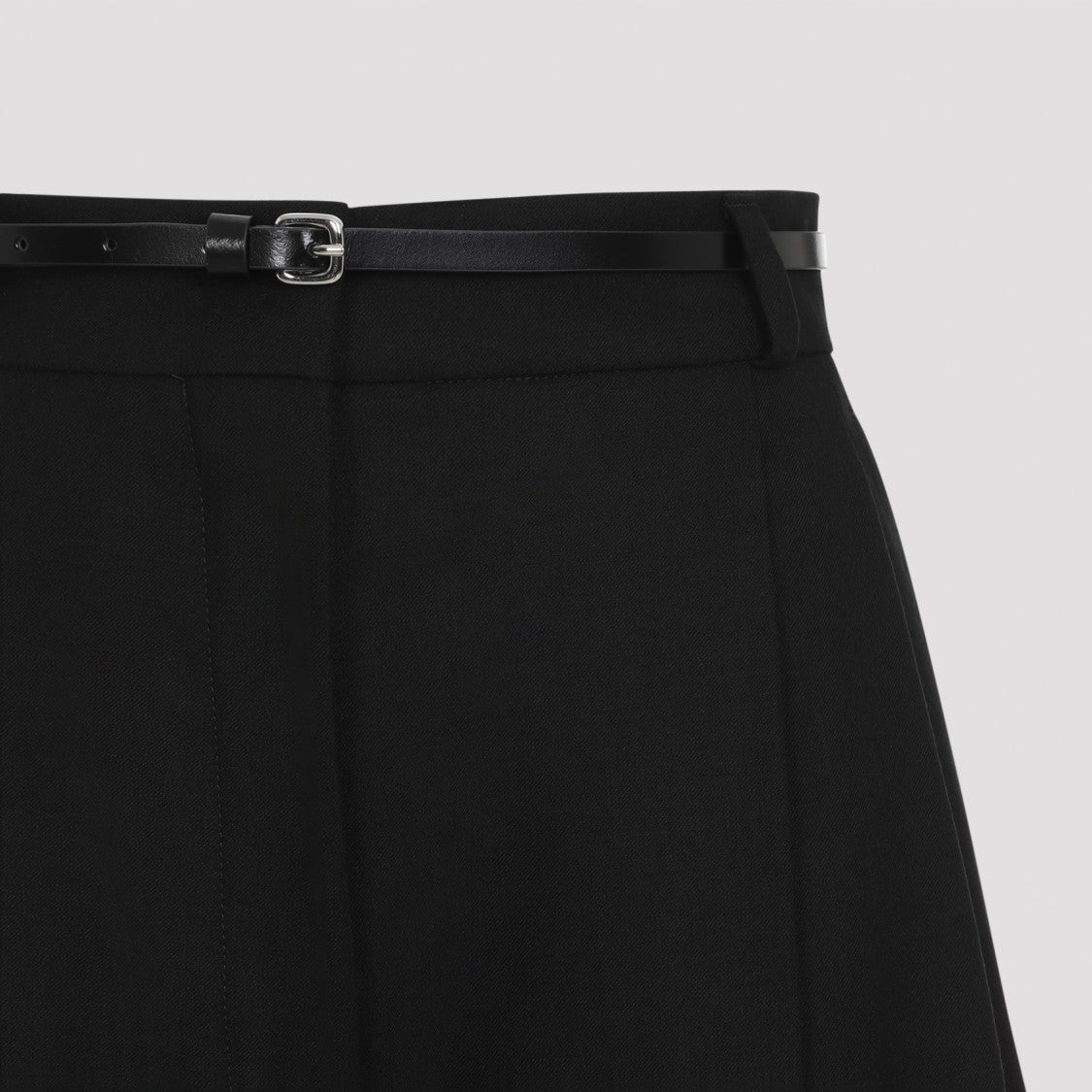 Sportmax Black Virgin Wool Keins 12 Pants