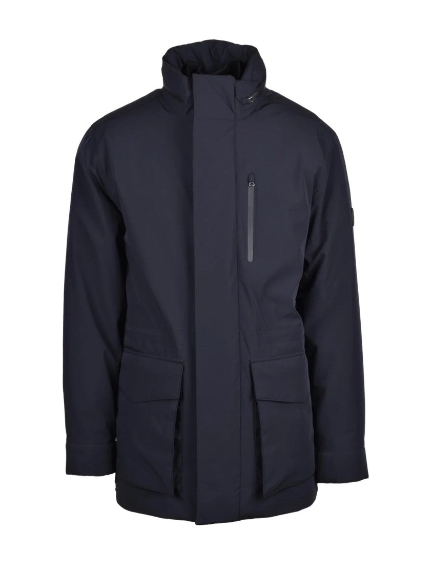 Gant Double Midlength Parka With Removable Inner Vest And Functional Pockets