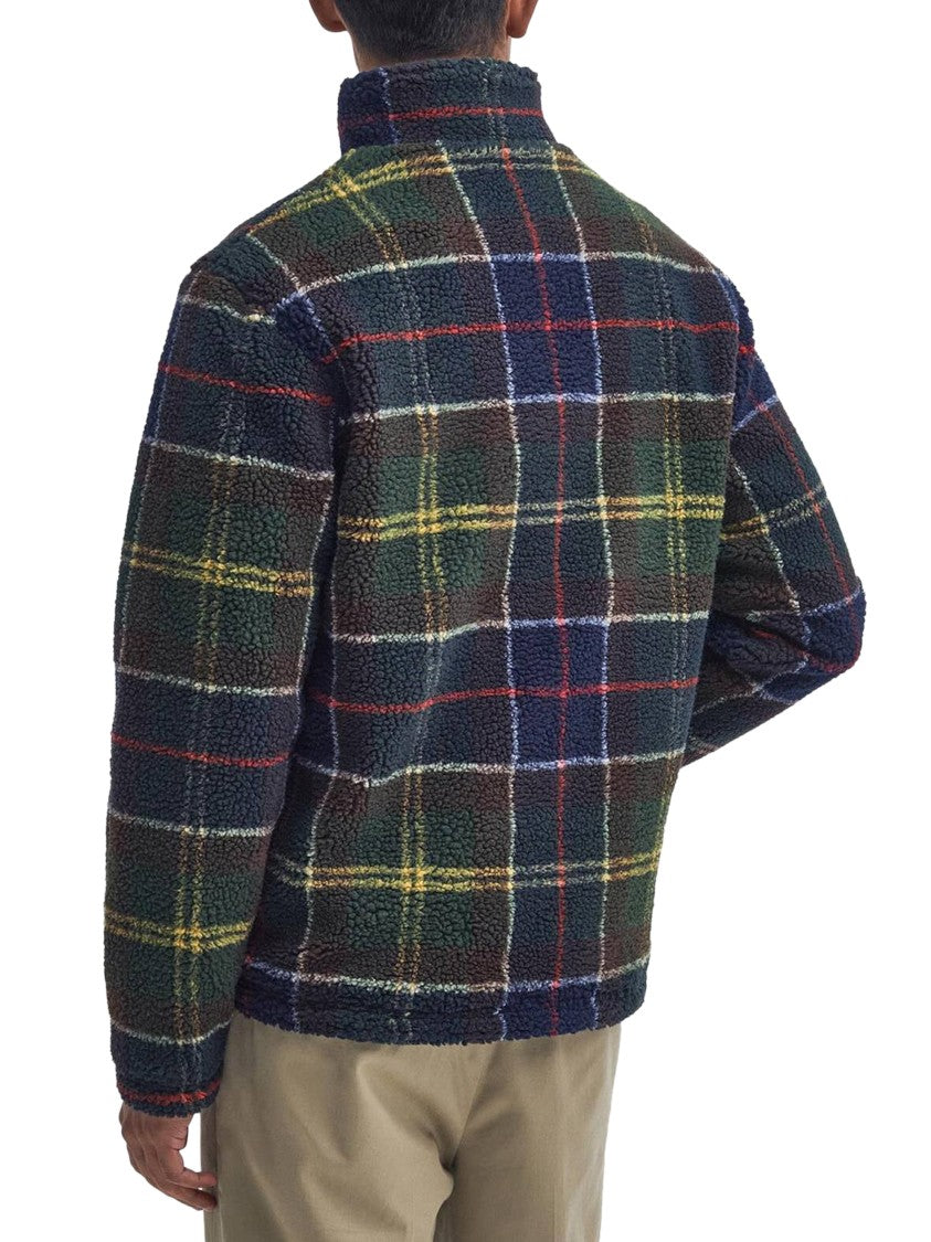 Barbour Tartan Plaid Zip-Up Jacket