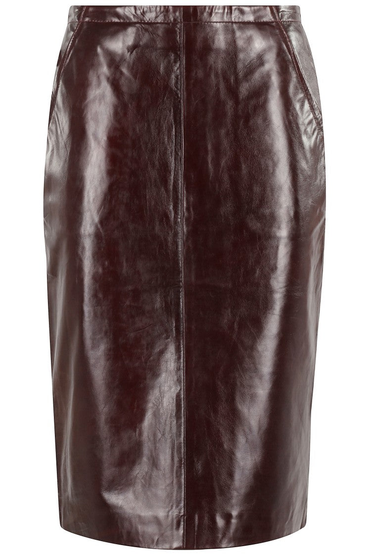 Remain Midi Leather Skirt