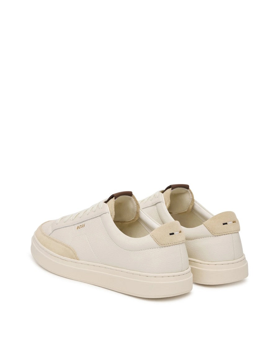 Boss Smooth Leather Low-Top Sneakers