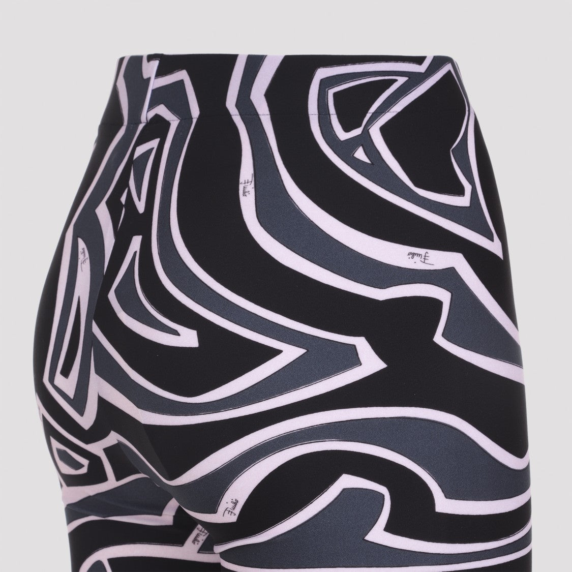 Pucci High-Waisted Slim Fit Leggings With Abstract Signature Print