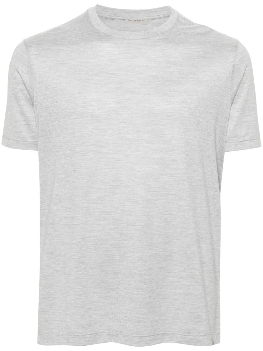 Paul & Shark Casual Silk Blend Short Sleeve T-Shirt