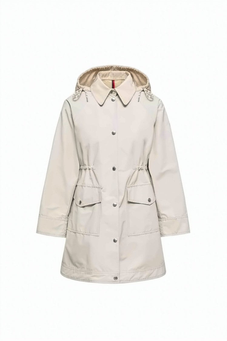 Moncler Relaxed Fit Down Jacket With Adjustable Drawstring Waist