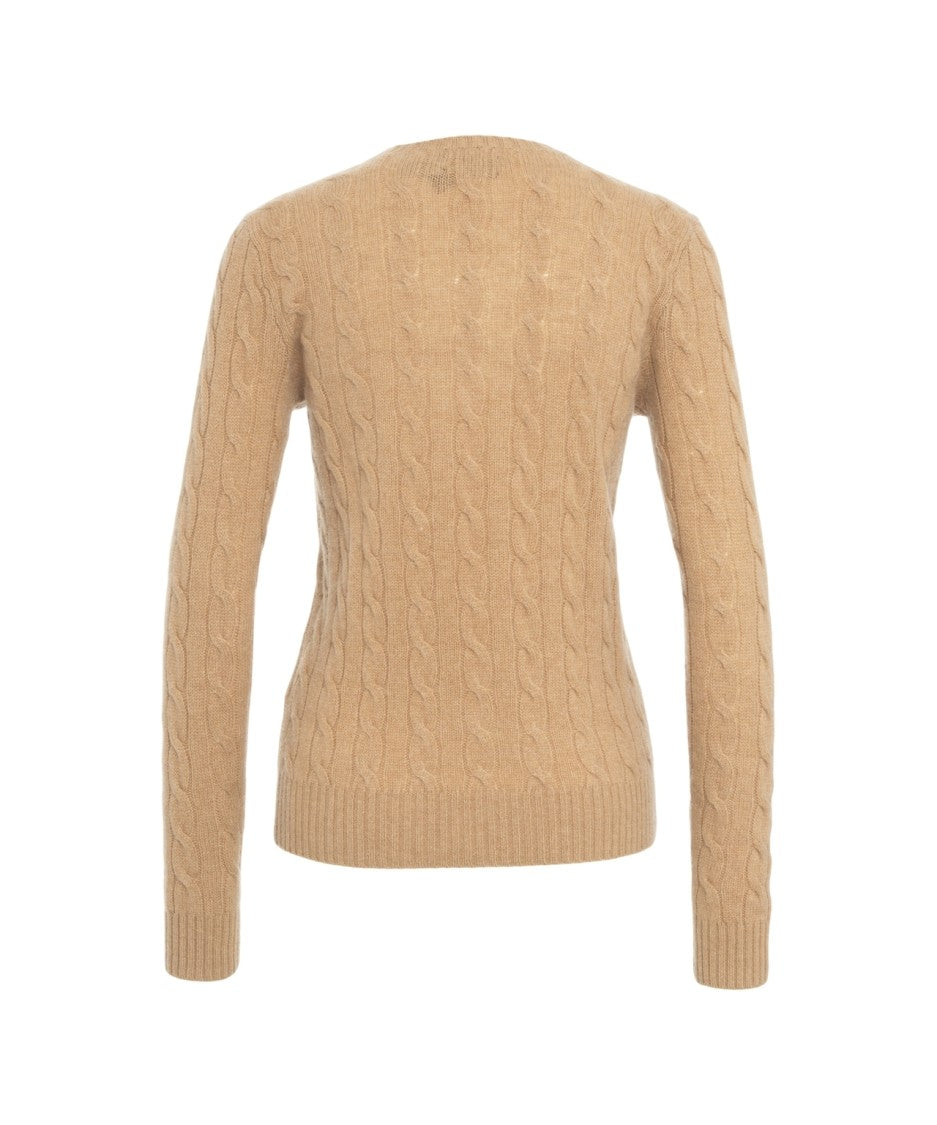 Polo Ralph Lauren Cable-Knit Sweater With Round Neckline