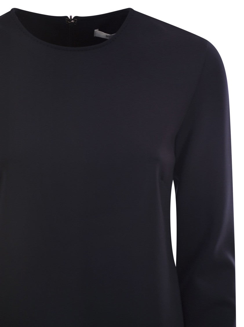 Max Mara Mxpneutro - Slim Fit Crew Neck Top