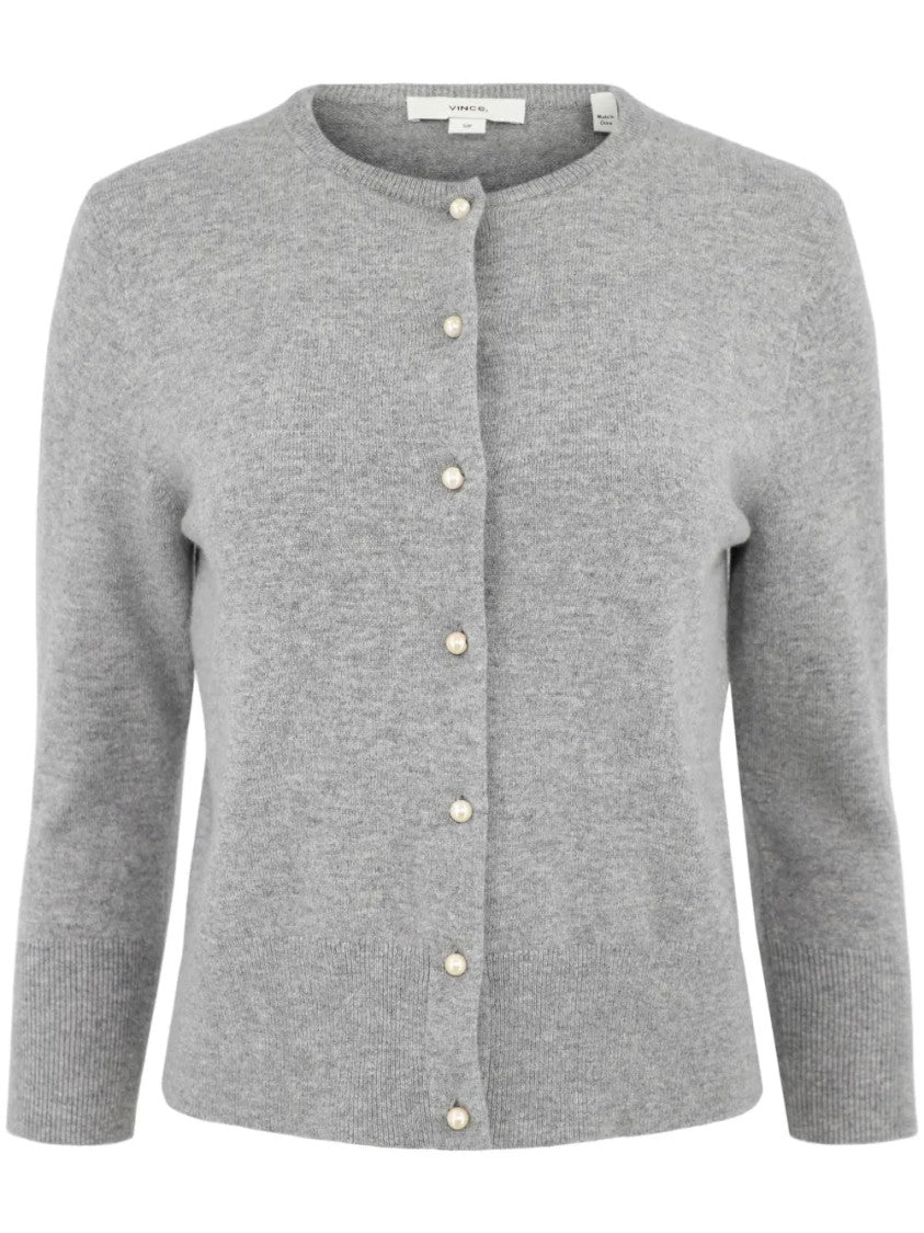 Vince Pearl Button Cardigan